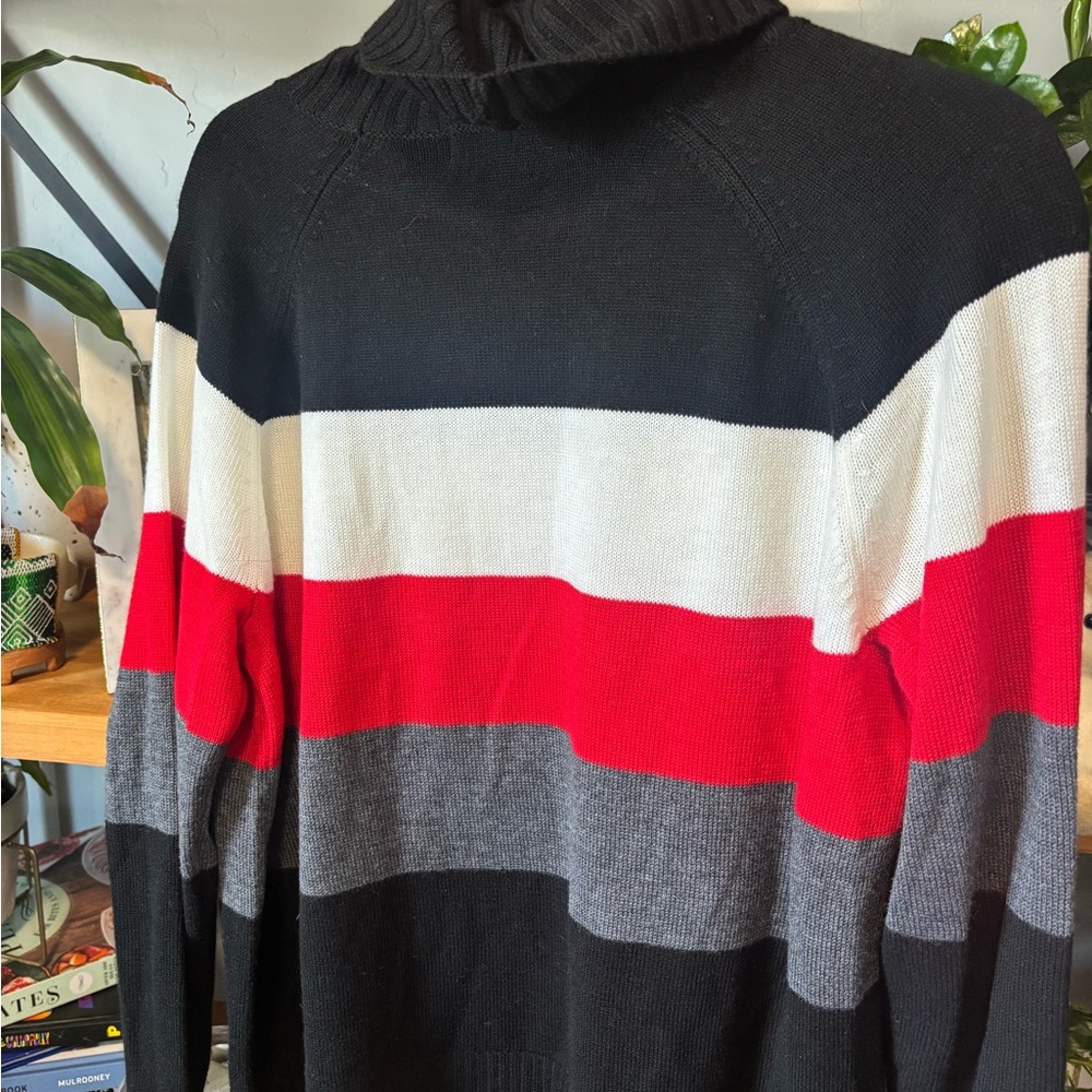 Krimson Klover Joni Striped Turtleneck Sweater | Medium - Picture 8 of 8